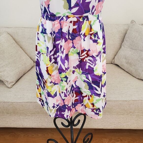 J. Crew | Printed Seaside Floral Cami Dress - [size 8] - Picture 4 of 13